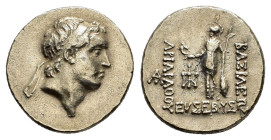 KINGS of CAPPADOCIA. Ariarathes V Eusebes Philopator.(Circa 163-130 BC).Tetradrachm.

Condition : MODERN FORGERY.Good very fine.

Weight : 16.7 gr...