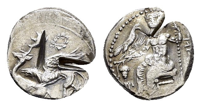 KINGS of CAPPADOCIA. Ariarathes I.(Circa 333-322 BC).Gaziura. Drachm.

Obv : B...