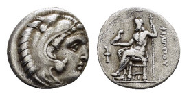 KINGS of MACEDON. Alexander III. The Great.(336-323 BC).Drachm.

Condition : Good very fine.

Weight : 4.1 gr
Diameter : 15 mm