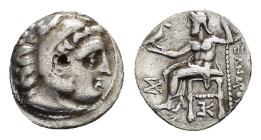 KINGS of MACEDON. Alexander III. The Great.(336-323 BC).Drachm.

Condition : Good very fine.

Weight : 4.04 gr
Diameter : 16 mm
