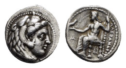 KINGS of MACEDON. Alexander III. The Great.(336-323 BC).Drachm.

Condition : Good very fine.

Weight : 4.1 gr
Diameter : 14 mm