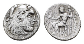 KINGS of MACEDON. Alexander III. The Great.(336-323 BC).Drachm.

Condition : Good very fine.

Weight : 3.9 gr
Diameter : 15 mm
