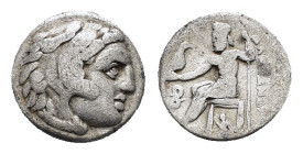 KINGS of MACEDON. Alexander III. The Great.(336-323 BC).Drachm.

Condition : Good very fine.

Weight : 3.8 gr
Diameter : 14 mm