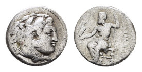 KINGS of MACEDON. Alexander III. The Great.(336-323 BC).Drachm.

Condition : Good very fine.

Weight : 4.08 gr
Diameter : 15 mm
