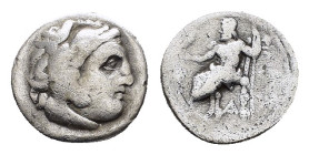 KINGS of MACEDON. Alexander III. The Great.(336-323 BC).Drachm.

Condition : Good very fine.

Weight : 3.9 gr
Diameter : 18 mm