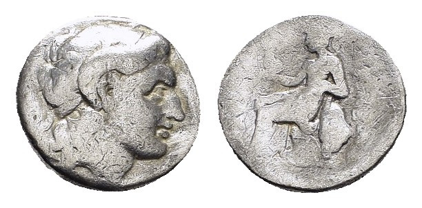 KINGS of THRACE. Lysimachos.(305-281 BC).Drachm.

Condition : Good very fine.

W...