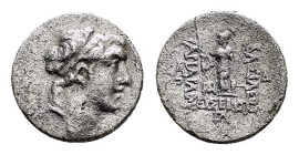 KINGS of CAPPADOCIA. Ariarathes VI. Epiphanes Philopator (130 - 160 BC). Drachm. 

Condition : Good very fine.

Weight : 4.03 gr
Diameter : 16 mm