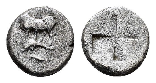 THRACE. Byzantion.(Circa 340-320 BC).Siglos.

Condition : Good very fine.

Weigh...
