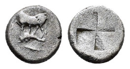 THRACE. Byzantion.(Circa 340-320 BC).Siglos.

Condition : Good very fine.

Weight : 5.05 gr
Diameter : 14 mm