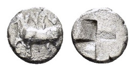 THRACE. Byzantion.(Circa 387/6-340 BC).Hemidrachm.

Condition : Good very fine.

Weight : 1.68 gr
Diameter : 11 mm