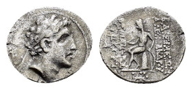 SELEUKID KINGS OF SYRIA. Alexander I Balas (152-145 BC).Antioch.Drachm.

Condition : Good very fine.

Weight : 3.6 gr
Diameter : 19 mm