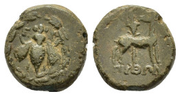 IONIA. Ephesos.(Circa 390-300 BC).Ae.

Condition : Good very fine.

Weight : 2.5 gr
Diameter : 12 mm