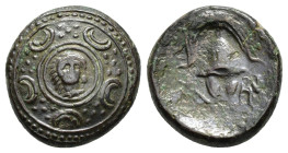 KINGS of MACEDON.Philip III Arrhidaios.(323-317 BC).Salamis.Ae.

Condition : Good very fine.

Weight : 3.4 gr
Diameter : 16 mm