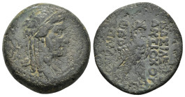 SELEUKID KINGDOM. Antiochos IV Epiphanes (175-164 BC).Antioch on the Orontes.Ae.

Condition : Good very fine.

Weight : 16.3 gr
Diameter : 26 mm