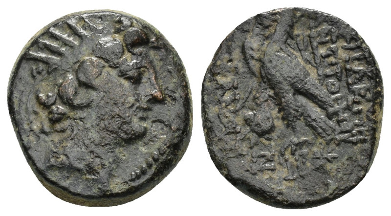 SELEUKID KINGS of SYRIA. Antiochos VIII Epiphanes.(121/0-97/6 BC).Ae. 

Conditio...