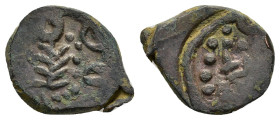 JUDAEA. Procurators. Porcius Festus.(59-62).Jerusalem.Ae.

Condition : Good very fine.

Weight : 2.2 gr
Diameter : 12 mm