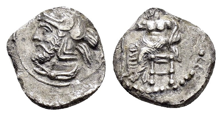 CILICIA. Tarsos. Pharnabazos (Persian military commander, 380-374/3 BC). Obol.

...