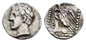 CILICIA. Uncertain. Obol (4th century BC). 

Condition : Good very fine.

Weight : 0.61 gr
Diameter : 10 mm