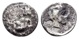 CILICIA. Uncertain.(4th century BC).Obol.

Condition : Good very fine.

Weight : 0.62 gr
Diameter : 9 mm