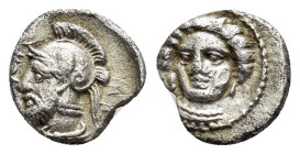 CILICIA. Tarsos. Pharnabazos.(380-374 BC). Obol.

Condition : Good very fine.

Weight : 0.85 gr
Diameter : 9 mm