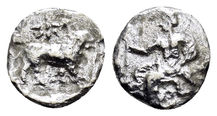 CILICIA. Myriandros. Mazaios (Satrap of Cilicia, 361/0-334 BC). Obol.

Condition...