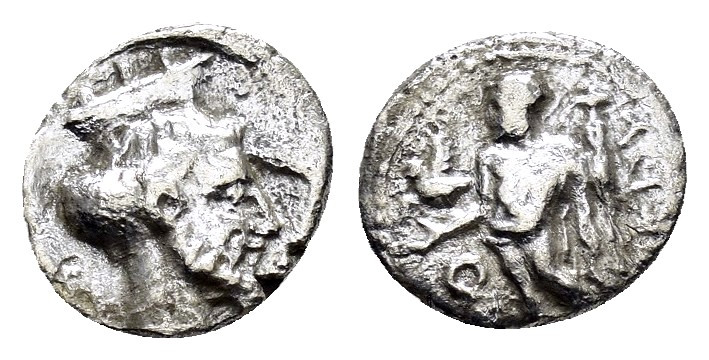 CILICIA. Tarsos. Tiribazos.(388-380 BC).Obol.

Condition : Good very fine.

Weig...