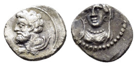 CILICIA. Uncertain.(4th century BC).Obol.

Condition : Good very fine.

Weight : 0.82 gr
Diameter : 10 mm