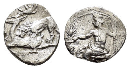 CILICIA. Tarsos. Mazaios (Satrap of Cilicia, 361/0-334 BC). Obol.

Condition : Good very fine.

Weight : 0.72 gr
Diameter : 10 mm