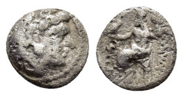 KINGS of MACEDON. Alexander III.(336-323 BC). Obol. 

Condition : Good very fine.

Weight : 0.57 gr
Diameter : 8 mm
