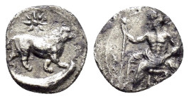 CILICIA. Tarsos. Mazaios (Satrap of Cilicia, 361/0-334/3 BC). Obol.

Condition : Good very fine.

Weight : 0.63 gr
Diameter : 10 mm