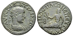PHRYGIA. Philomelion. Trajan Decius (249-251). Ae.

Condition : Good very fine.

Weight : 7.2 gr
Diameter : 24 mm