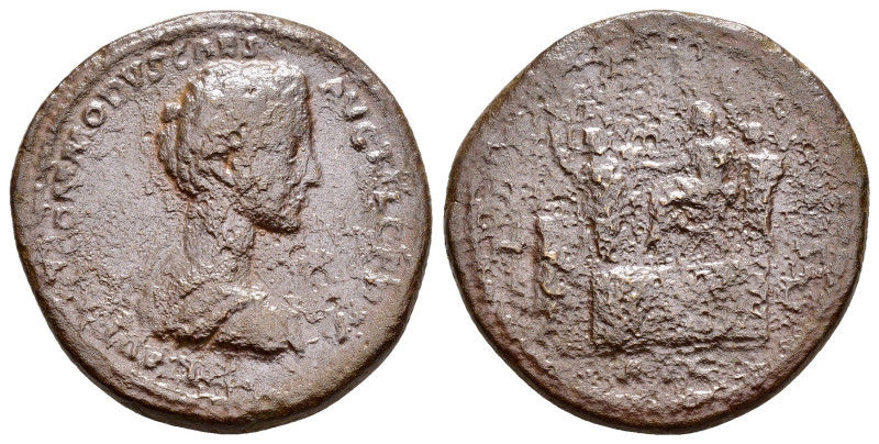 Imperial sestertius. Commodus as Caesar

Condition : Good very fine.

Weight : 2...