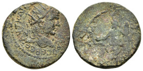 CILICIA. Uncertain (Tarsus?). Caracalla

Condition : Good very fine.

Weight : 18.2 gr
Diameter : 28 mm