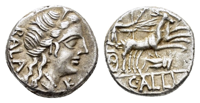 C. ALLIUS BALA. (92 BC). Rome.Denarius.

Condition : Good very fine.

Weight : 3...