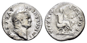 VESPASIAN.(69-79). Rome.Denarius.

Condition : Good very fine.

Weight : 2.9 gr
Diameter : 19 mm