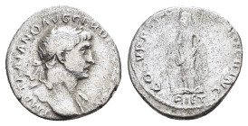 TRAJAN.(98-117). Rome.Denarius.

Condition : Good very fine.

Weight : 3.01 gr
Diameter : 17 mm