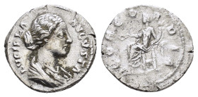 FAUSTINA II.(Augusta, 147-176). Rome.Denarius.

Condition : Good very fine.

Weight : 3.2 gr
Diameter : 19 mm