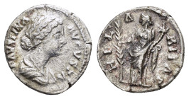 FAUSTINA II.(Augusta, 147-176). Rome.Denarius.

Condition : Good very fine.

Weight : 2.9 gr
Diameter : 16 mm