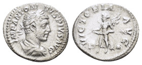 ELAGABALUS.(218-222).Rome.Denarius.

Condition : Good very fine.

Weight : 2.7 gr
Diameter : 19 mm