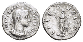 SEVERUS ALEXANDER.(222-235).Rome.Denarius.

Condition : Good very fine.

Weight : 2.6 gr
Diameter : 19 mm