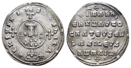 JOHN I TZIMISCES (969-976). Miliaresion. Constantinople.

Condition : Good very fine.

Weight : 2.2 gr
Diameter : 19 mm