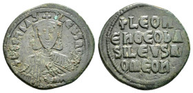 LEO VI.(886-912).Constantinople.Follis.

Condition : Good very fine.

Weight : 7.7 gr
Diameter : 26 mm