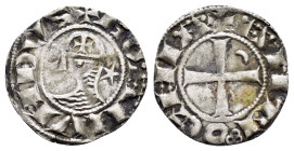 CRUSADERS.Antioch.Bohemund III.(1162-1201).BI Denier.

Condition : Good very fine.

Weight : 0.77 gr
Diameter : 16 mm