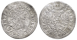 AUSTRIA. Holy Roman Empire. Habsburg. Leopold I.(Emperor, 1658-1705).3 Kreuzer.

Condition : Good very fine.

Weight : 1.4 gr
Diameter : 20 mm