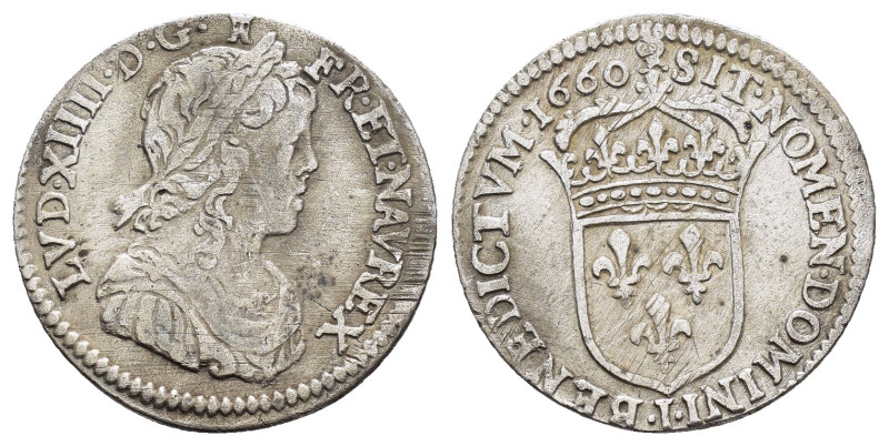 FRANCE.Louis XIV.(1643-1715).1/12 Ecu.

Condition : Good very fine.

Weight : 2....