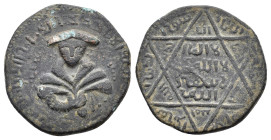 AYYUBIDS.al Adil I Sayf al Din Ahmad.(1193-1200).Mayyafariqin Mint.591 AH.Fals.

Condition : Good very fine.

Weight : 12.4 gr
Diameter : 28 mm