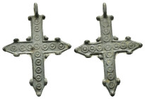 BYZANTINE EMPIRE.Bronze Cross.(8th-10th century).Ae.

Condition : Good very fine.

Weight : 5.07 gr
Diameter : 47 mm