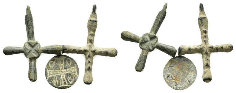 BYZANTINE EMPIRE.Bronze Cross Lots.(8th-10th century).Ae.

Condition : Good very...