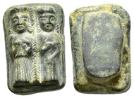 BRONZE COUNTERFEITER'S DIE (?).

Condition : Good very fine.

Weight : 76.2 gr
Diameter : 34 mm