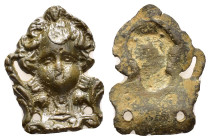 ANCIENT ROMAN BRONZE APPLIQUE.(1st- 3rd Century).Ae.

Condition : Good very fine.

Weight : 9.2 gr
Diameter : 32 mm